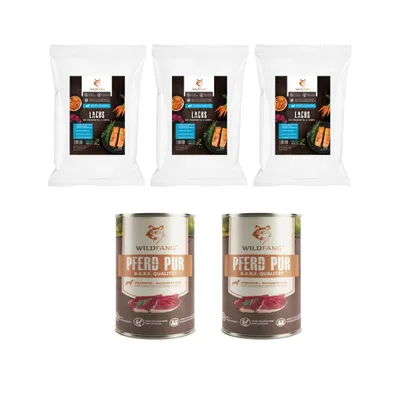 Genussbox Junior - Aliments secs et humides - Saumon