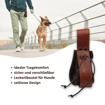 Wildfang Leckerli Beutel aus Leder Wildfang Leckerli Beutel aus Leder