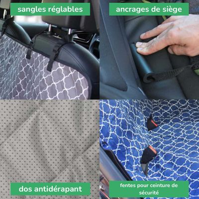Molly Mutt Housse de Siège Auto Style Hamac Rocketman