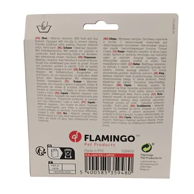 Flamingo Hundeschuhe Kajan rot - 2 Stück