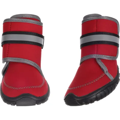 Flamingo Hundeschuhe Kajan rot - 2 Stück