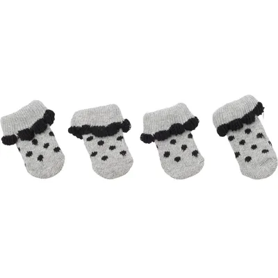 Chaussettes Asia taille S 4 pièces Grise pour chien