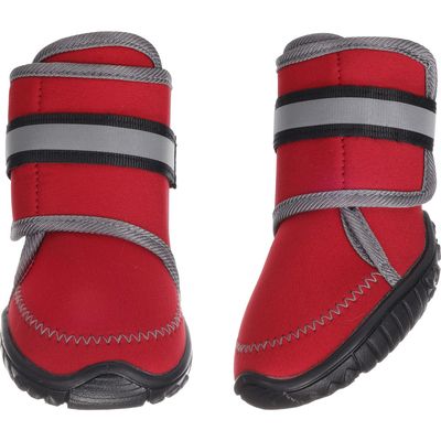 Flamingo - Chaussures Kajan Rouge XL 9.3 x 7.5 cm. 2 pièces pour chien