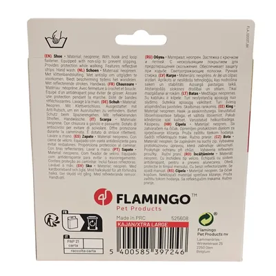 Flamingo Hundeschuhe Kajan rot - 2 Stück Flamingo Hundeschuhe Kajan rot - 2 Stück
