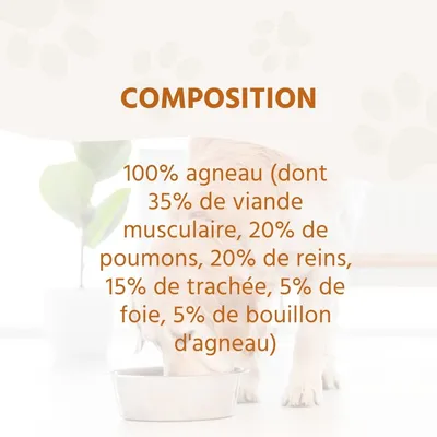 Wildfang Pâtée Mix 6 x 400 g - Qualité BARF, 70% viande, sans céréales