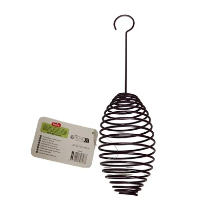 Support boules de graisse spirale 25 cm pour oiseaux