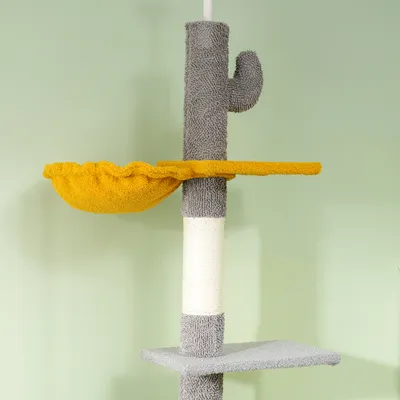Arbre à chat, hauteur 275 cm, 6 niveaux pour chat d'intérieur