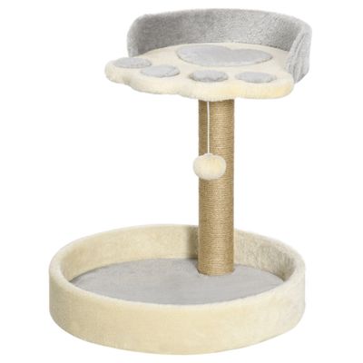 Arbre à chat avec griffoir en forme de griffe