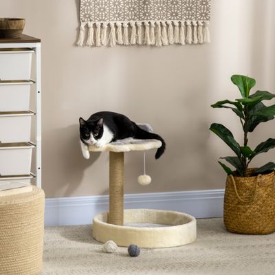Arbre à chat avec griffoir en forme de griffe