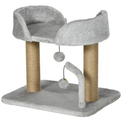 Arbre à chat avec griffoir et jouets