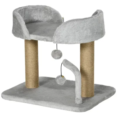 Arbre à chat avec griffoir et jouets