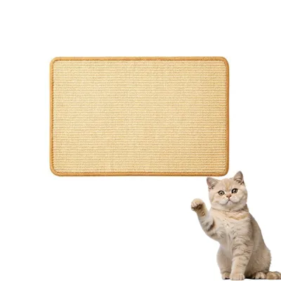 PetTribes Alfombrilla rascadora de sisal para esquina, 60x30cm