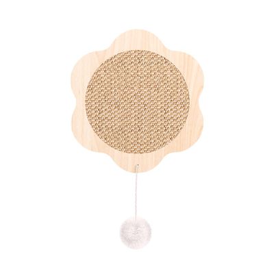 Tapis à griffer à ventouses en forme de fleur pour chat