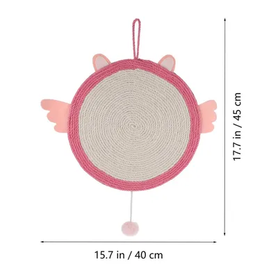 Tapis à griffer pour chat en forme d'ange