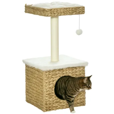 Plateforme de ceinture pour arbre à chat à double couche
