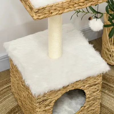 Plateforme de ceinture pour arbre à chat à double couche