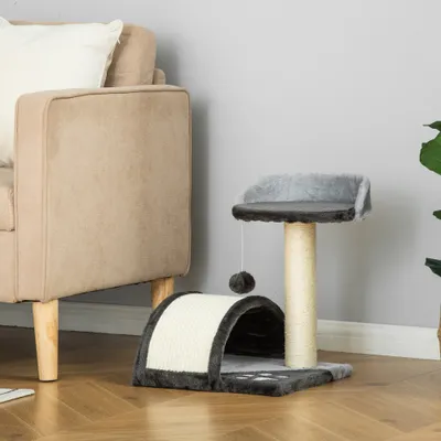 Arbre à chat griffoir jeu boule suspendue + plateforme