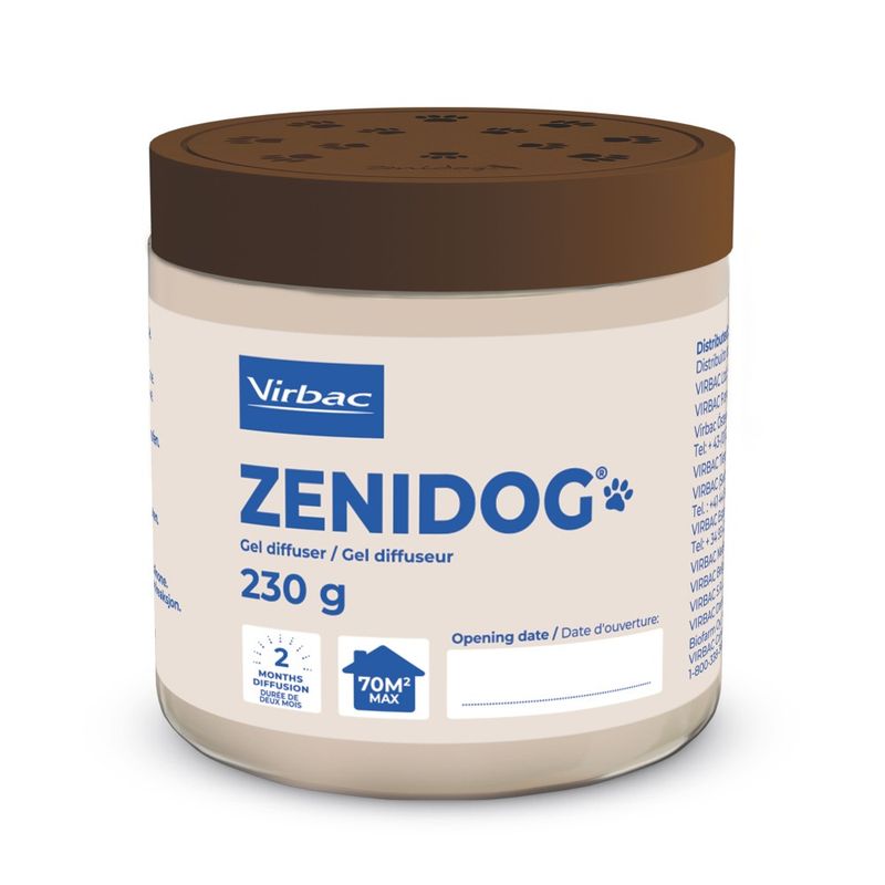 VIRBAC - Zenidog Gel-Diffusor - Natürliche Beruhigung für Hunde