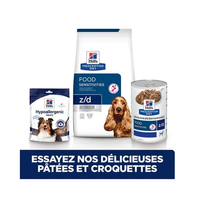 HILL'S - CHIEN ADULT PRESCRIPTION DIETS Z/D FOOD SENSITIVITIES HILL'S - CHIEN ADULT PRESCRIPTION DIETS Z/D FOOD SENSITIVITIES
