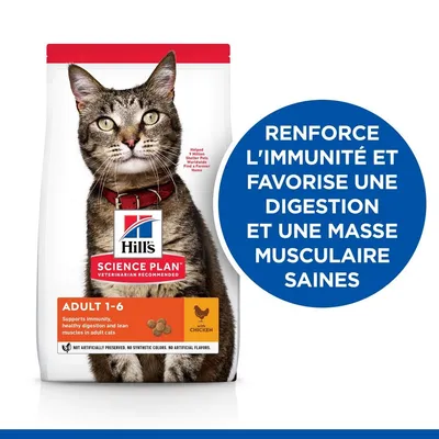 HILL'S - CHAT SCIENCE PLAN ADULT POULET HILL'S - CHAT SCIENCE PLAN ADULT POULET
