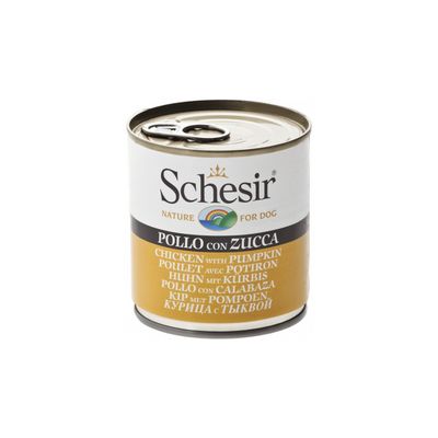 SCHESIR - Patée en gelée Poulet/Potiron chien (boite 285g) - SCHESIR