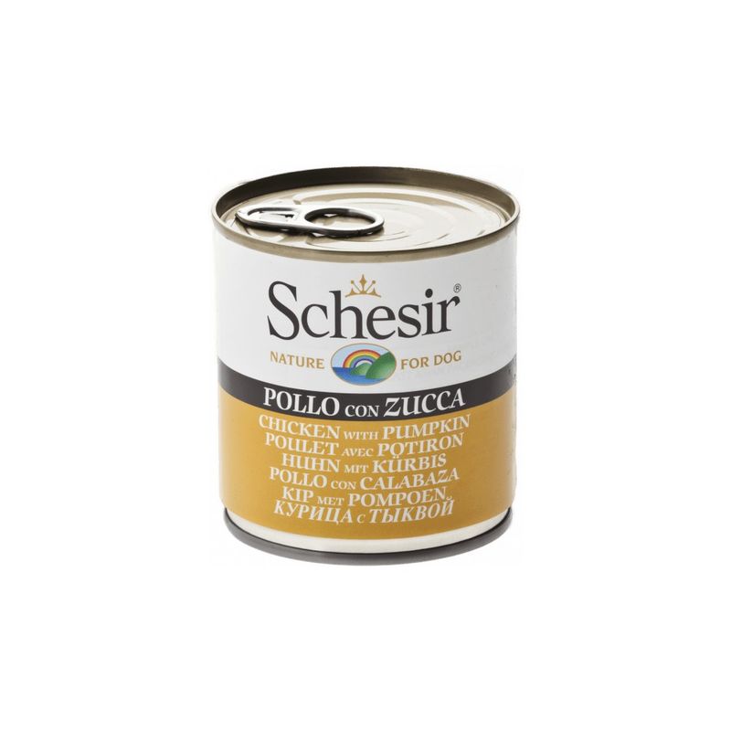 Hühner-/Kürbis-Hundepastete in Gelee (285-g-Dose) - SCHESIR