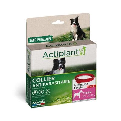 Actiplan' Collier antiparasitaire pour chien - Protection 3 mois