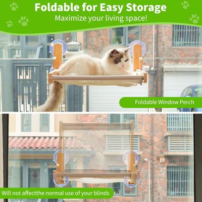 Hamac pour chat à fixer à la fenêtre