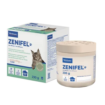 VIRBAC - Zenifel plus Gel Diffuseur Chat Phéromones Apaisantes