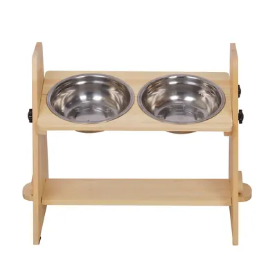 BINGOPAW Raised Pet Bowls, Cat and Small Dog Bowl Station BINGOPAW Raised Pet Bowls, Cat and Small Dog Bowl Station