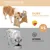 BINGOPAW Raised Pet Bowls, Cat and Small Dog Bowl Station BINGOPAW Raised Pet Bowls, Cat and Small Dog Bowl Station