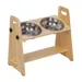 BINGOPAW Raised Pet Bowls, Cat and Small Dog Bowl Station