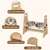 BINGOPAW Raised Pet Bowls, Cat and Small Dog Bowl Station BINGOPAW Raised Pet Bowls, Cat and Small Dog Bowl Station