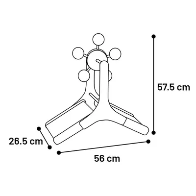jeux à griffer Dolf Brun H 57.5 cm pour chat