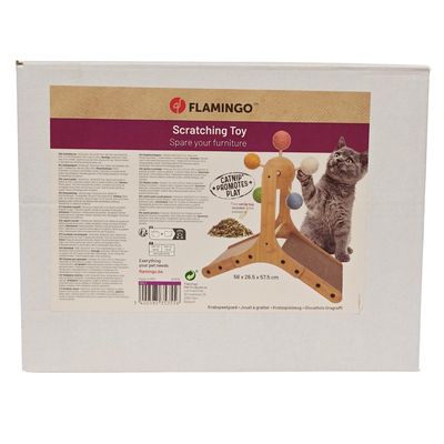 jeux à griffer Dolf Brun H 57.5 cm pour chat