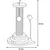 Poteau à griffer Zack Circuit avec balle Brun H 40 cm jeux pour chat Poteau à griffer Zack Circuit avec balle Brun H 40 cm jeux pour chat
