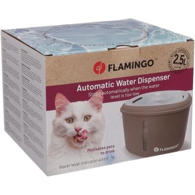 Fontaine a eau Finto Beige 2,5 Litres pour chat et petit chien