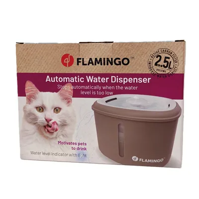 Fontaine a eau Finto Beige 2,5 Litres pour chat et petit chien