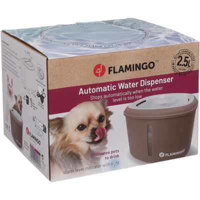 Fontaine a eau Finto Beige 2,5 Litres pour chat et petit chien