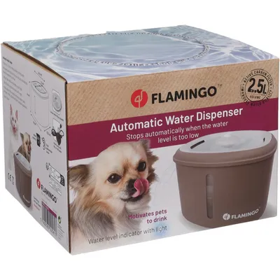 Fontaine a eau Finto Beige 2,5 Litres pour chat et petit chien