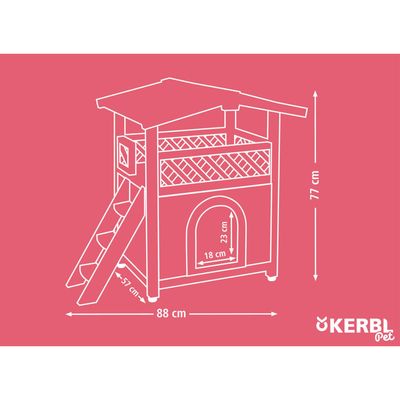Kerbl - Maison pour chats - Tyrol Alpin