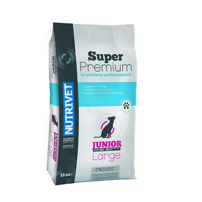 Nutrivet - Croquettes pour Chien - Junior Grande Race