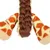 Jeu en peluche girafe feroce pour chien