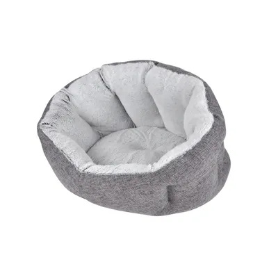 Coussin panier rond cocoon pour animaux