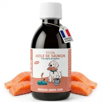 Huile de Saumon - Articulations, Beauté du poil, Oméga 3 - Chien et Chat