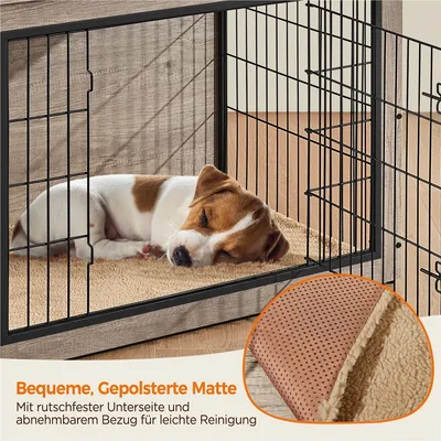 Hundekäfig Hundebox Haustierbox Haustierkäfig Drahtkäfig mit Doppeltür
