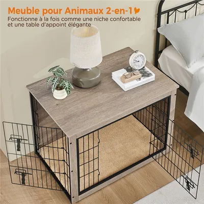 Yaheetech Cage pour Chien en Bois Yaheetech Cage pour Chien en Bois