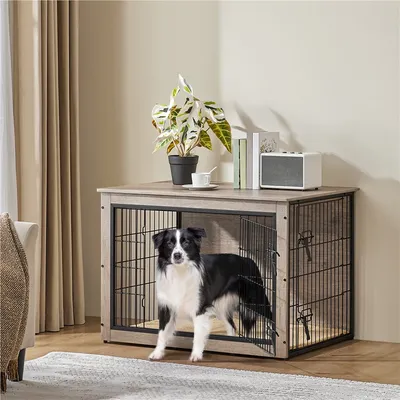 Yaheetech Cage pour Chien en Bois Yaheetech Cage pour Chien en Bois