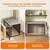Yaheetech Cage pour Chien en Bois Yaheetech Cage pour Chien en Bois