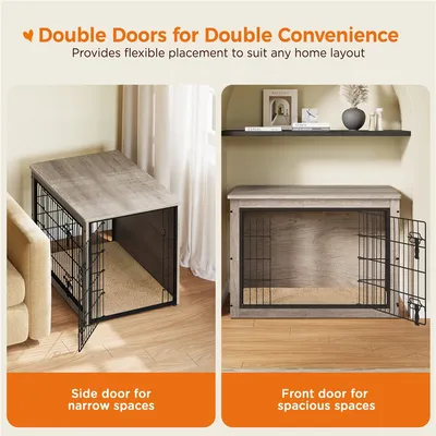 Yaheetech Cage pour Chien en Bois Yaheetech Cage pour Chien en Bois